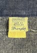 画像2: 70'S BIG BEN BY WRANGLER 裏地無し バットダイデニム カバーオール ダークインディゴ USA製 (VINTAGE) (2)