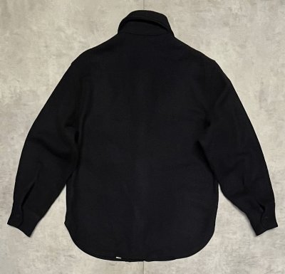 画像4: 60'S FOX KNAPP イカリボタン ウール CPOシャツ ネイビー USA製 (VINTAGE)