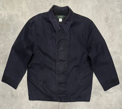 画像1: 90'S J.CREW 旧タグ デッキジャケット ネイビー (VINTAGE)