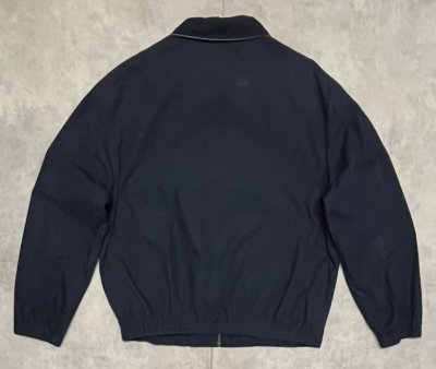 画像5: 90'S RALPH LAUREN チンスト付き ポプリン ドリズラージャケット ネイビー (VINTAGE)