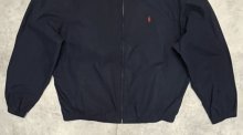 他の写真2: 90'S RALPH LAUREN チンスト付き ポプリン ドリズラージャケット ネイビー (VINTAGE)