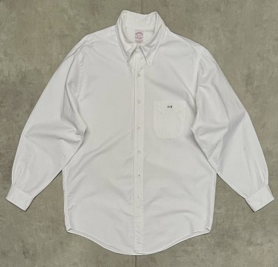 画像1: 90'S BROOKS BROTHERS オックスフォード BDシャツ ホワイト USA製 (VINTAGE)