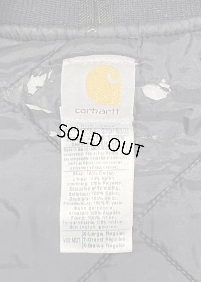 画像2: CARHARTT 裏地キルティング ダックベスト ネイビー (VINTAGE)