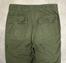 他の写真3: 60'S アメリカ軍 US ARMY "OG107" コットンサテン ベイカーパンツ RAPIDブラスジップ ミリタリーグリーン (VINTAGE)