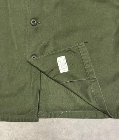 画像4: 60'S アメリカ軍 US ARMY OG107 コットンサテン ユーティリティシャツ (VINTAGE)