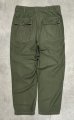 画像5: 60'S アメリカ軍 US ARMY "OG107" コットンサテン ベイカーパンツ RAPIDブラスジップ ミリタリーグリーン (VINTAGE) (5)