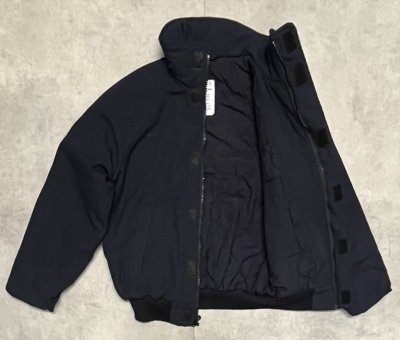 画像3: アメリカ軍 US NAVY "SHIPBOARD" アラミド デッキジャケット ネイビー (MINT CONDITION)