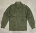 画像1: 50'S アメリカ軍 USMC "P-58" ステンシル入り コットンサテン ユーティリティシャツ (VINTAGE) (1)