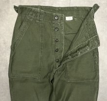 他の写真1: 60'S アメリカ軍 US ARMY "OG107" 初期モデル コットンサテン 平ボタン ベイカーパンツ ミリタリーグリーン (VINTAGE)