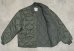 画像4: 70'S アメリカ軍 USAF "CWU-9/P" キルティング ライナージャケット セージグリーン (MINT CONDITION)  (4)