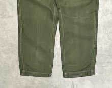 他の写真2: 60'S アメリカ軍 US ARMY "OG107" 初期モデル コットンサテン 平ボタン ベイカーパンツ ミリタリーグリーン (VINTAGE)