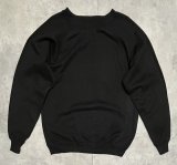 90'S HANES "HER WAY" ラグランスリーブ スウェットシャツ ブラック USA製 (VINTAGE)