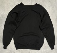 90'S HANES "HER WAY" ラグランスリーブ スウェットシャツ ブラック USA製 (VINTAGE)