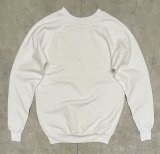 80'S WEST ラグランスリーブ スウェットシャツ ホワイト USA製 (VINTAGE)