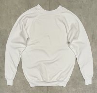 80'S WEST ラグランスリーブ スウェットシャツ ホワイト USA製 (VINTAGE)