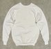 画像1: 80'S WEST ラグランスリーブ スウェットシャツ ホワイト USA製 (VINTAGE) (1)