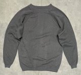 80'S HANES "ACTIVEWEAR" ラグランスリーブ スウェットシャツ ダークグレー USA製 (VINTAGE)