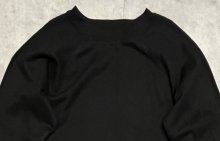 他の写真1: 90'S HANES "HER WAY" ラグランスリーブ スウェットシャツ ブラック USA製 (VINTAGE)