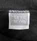 画像2: 90'S HANES "HER WAY" ラグランスリーブ スウェットシャツ ブラック USA製 (VINTAGE) (2)
