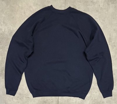 画像3: 90'S TULTEX ラグランスリーブ スウェットシャツ ネイビー USA製 (VINTAGE)