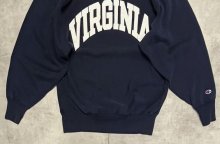 他の写真3: 90'S CHAMPION "VIRGINIA" 刺繍タグ リバースウィーブ ネイビー USA製 (VINTAGE)