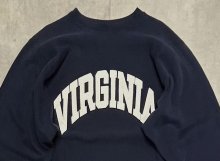 他の写真1: 90'S CHAMPION "VIRGINIA" 刺繍タグ リバースウィーブ ネイビー USA製 (VINTAGE)