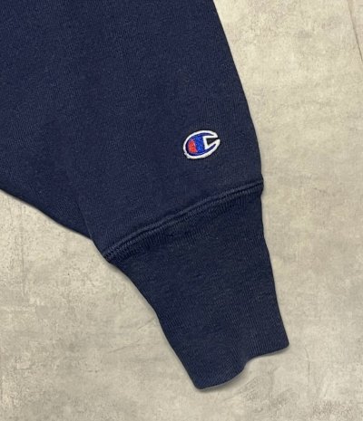 画像4: 90'S CHAMPION "VIRGINIA" 刺繍タグ リバースウィーブ ネイビー USA製 (VINTAGE)