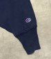 画像4: 90'S CHAMPION "VIRGINIA" 刺繍タグ リバースウィーブ ネイビー USA製 (VINTAGE) (4)