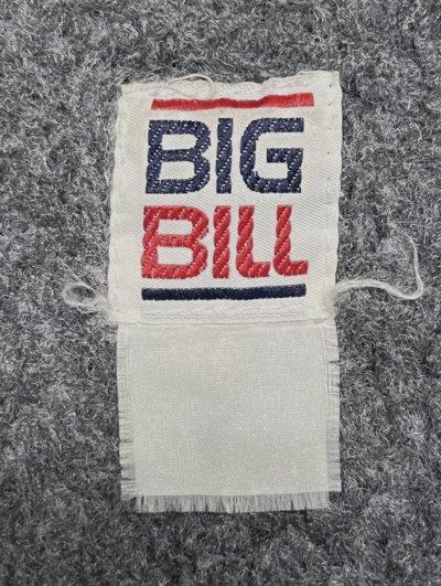 画像2: 90'S BIG BILL 裏地ボア フルジップ キャンバスベスト ネイビー (VINTAGE)
