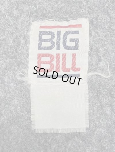 画像2: 90'S BIG BILL 裏地ボア フルジップ キャンバスベスト ネイビー (VINTAGE)
