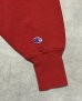 画像4: 90'S CHAMPION 刺繍タグ 三段プリント リバースウィーブ ダークレッド USA製 (VINTAGE) (4)