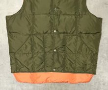 他の写真2: 70'S SEARS リバーシブル ダウンベスト オリーブ/オレンジ (VINTAGE)