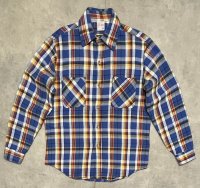 70'S BIG MAC コットン100% フランネルシャツ チェック柄 (DEADSTOCK)