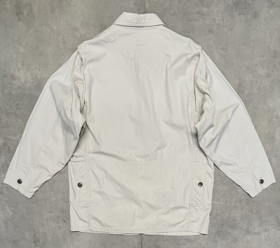 画像3: 90'S GAP 旧タグ ポプリン ハンティングジャケット オフホワイト (VINTAGE)