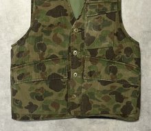他の写真2: 60'S LL Bean 筆記体タグ 中綿入り ハンティングベスト カモ (VINTAGE)