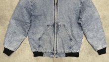 他の写真3: 90'S KEY 裏地キルティング デニム アクティブジャケット ライトインディゴ (VINTAGE)