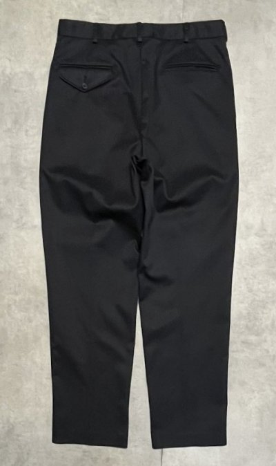 画像3: 90'S LANDS' END ツープリーツ チノパンツ ブラック USA製 (MINT CONDITION)