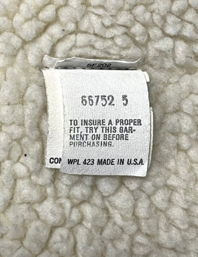 画像4: 80'S LEVIS 70608 裏地ボア付き デニムジャケット インディゴ USA製 (VINTAGE)