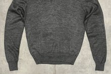 他の写真2: 70'S BROOKS BROTHERS "BROOKSGATE" Vネック セーター チャコール イスラエル製 (VINTAGE) 