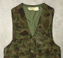 他の写真1: 60'S LL Bean 筆記体タグ 中綿入り ハンティングベスト カモ (VINTAGE)