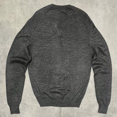 画像3: 70'S BROOKS BROTHERS "BROOKSGATE" Vネック セーター チャコール イスラエル製 (VINTAGE) 