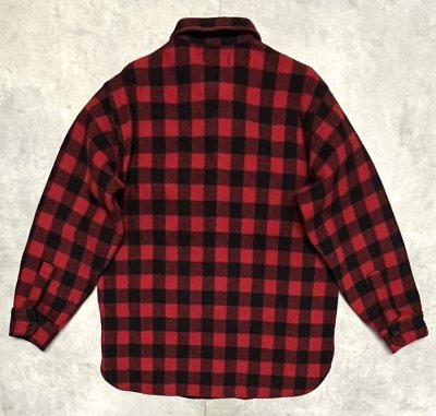 画像3: 80'S LL Bean "MAINE GUIDE SHIRT" ウールシャツ チェック柄 USA製 (VINTAGE)