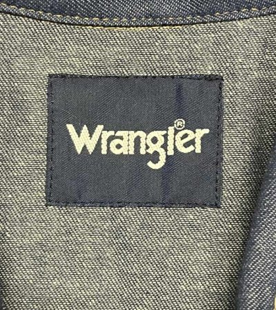 画像2: 00'S WRANGLER "MS7011D" デニム ウエスタンシャツ インディゴ (DEADSTOCK)