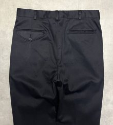 他の写真3: 90'S LANDS' END ツープリーツ チノパンツ ブラック USA製 (MINT CONDITION)