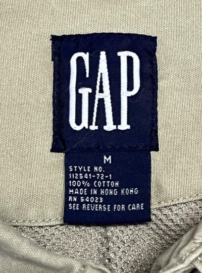 画像2: 90'S GAP 旧タグ "BRITISH ARMY P60 SAMPLING" チンスト付き ミリタリージャケット ベージュ (VINTAGE)