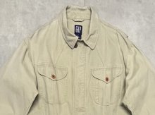 他の写真1: 90'S GAP 旧タグ "BRITISH ARMY P60 SAMPLING" チンスト付き ミリタリージャケット ベージュ (VINTAGE)