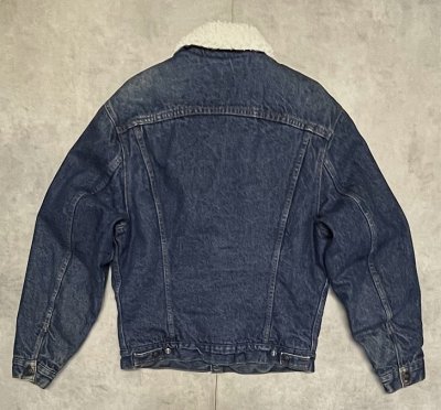 画像5: 80'S LEVIS 70608 裏地ボア付き デニムジャケット インディゴ USA製 (VINTAGE)