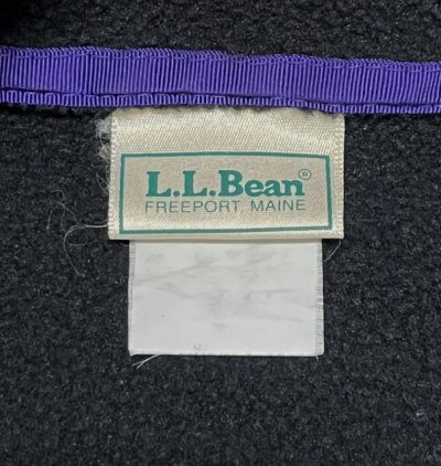 画像2: 90'S LL Bean 裏ボアフリース フルジップ スウェットシャツ ブラック (VINTAGE)