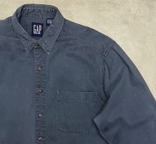 他の写真2: 90'S GAP 旧タグ ツイルシャツ ブルー (VINTAGE)