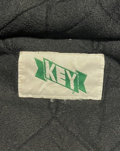 画像2: 90'S KEY 裏地キルティング デニム アクティブジャケット ライトインディゴ (VINTAGE)